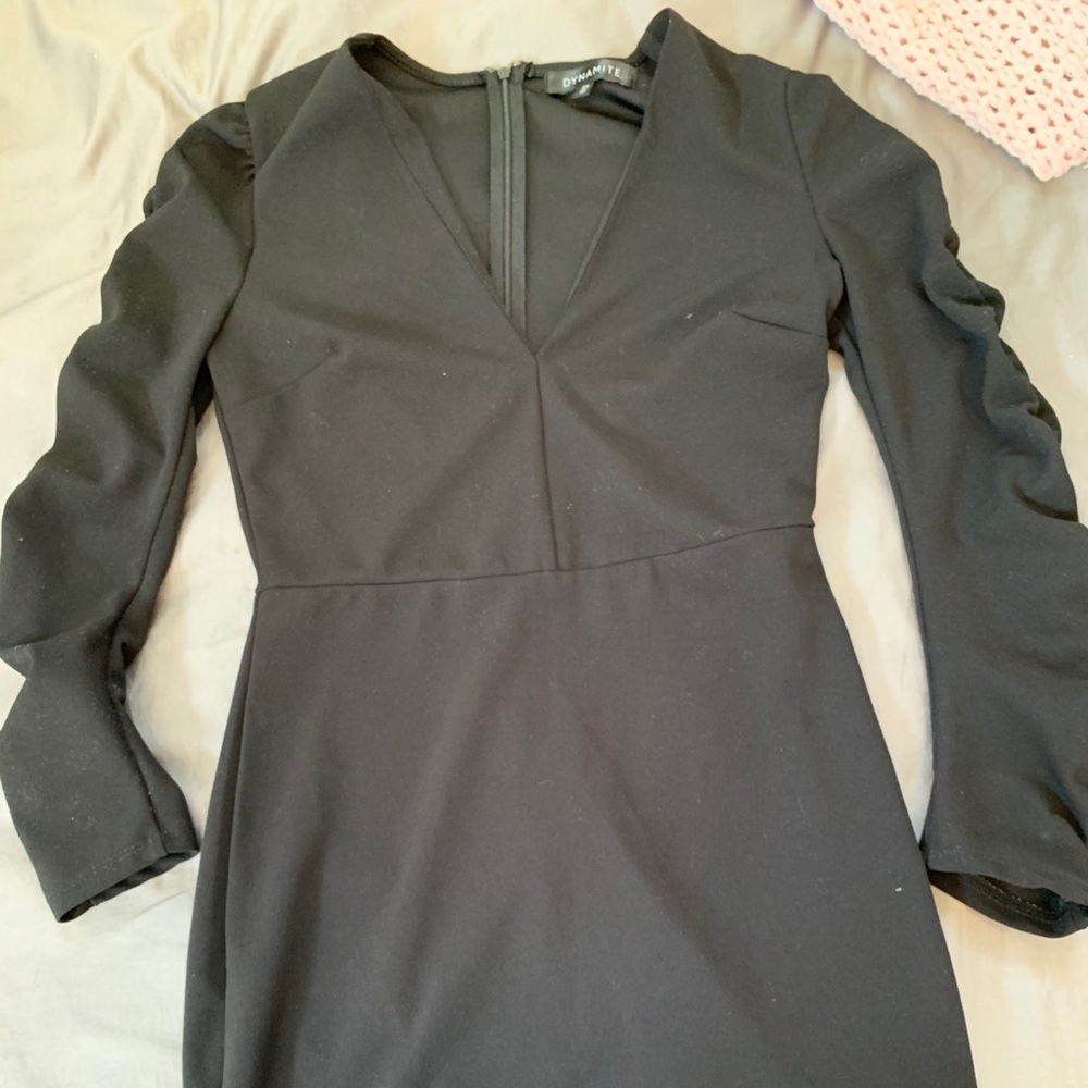 Mini black dress